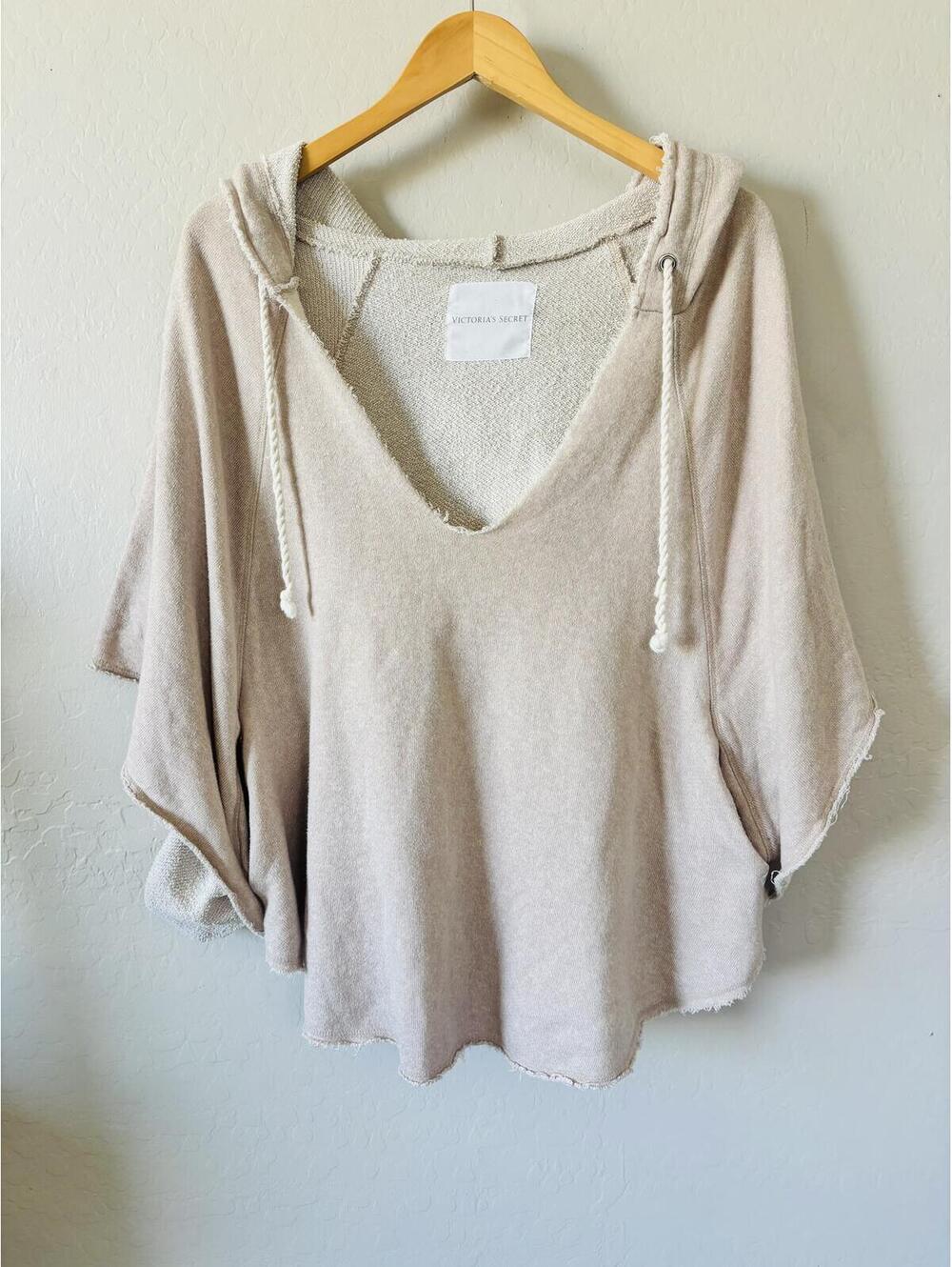 Victoria’s Secret NWOT oversized Terry sweatshirt cape